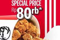 Hari Terakhir Promo KFC Merah Putih Bucket for All, 9 Ayam Goreng Cuma Rp 80.000