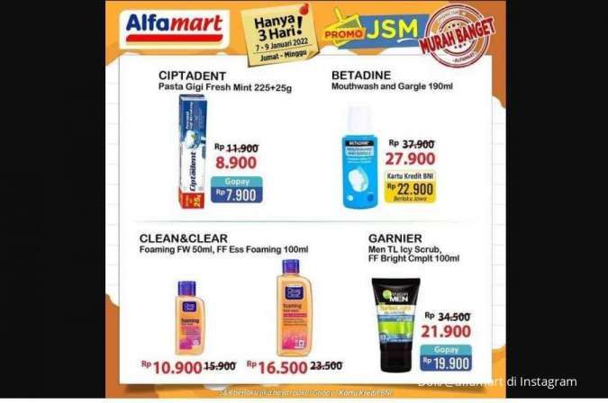 Promo JSM Alfamart Akhir Pekan Banyak Diskonan, 7-9 Januari 2022