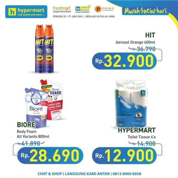 Promo Hypermart Hyper Diskon Weekday Periode 25-27 Juni 2024