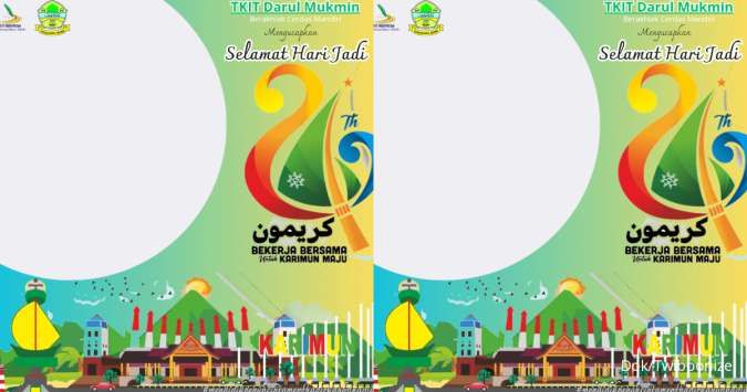Kumpulan Twibbon HUT Kabupaten Karimun 2023, Download dan Bagikan Bingkainya