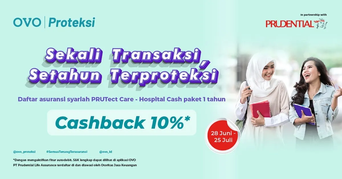 Gandeng Prudential Life, OVO sediakan PRUTect Care - Hospital Cash