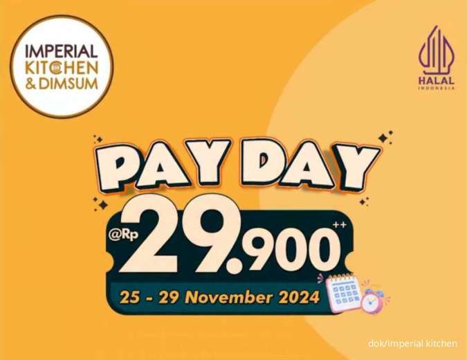 Payday Promo Imperial Kitchen s.d 29 November 2024, Ayam Asam Manis Rp 29.900