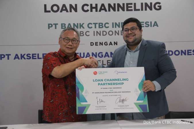  Bank CTBC Indonesia dan Akseleran Jalin Kerja Sama Channeling