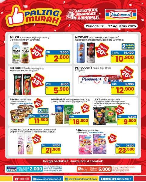 Promo Indomaret Paling Murah 21-27 Agustus 2025