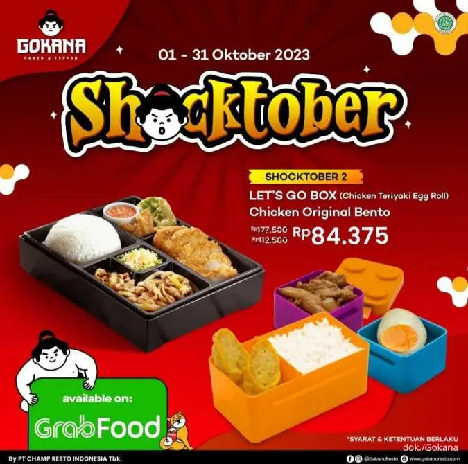 Gokana promo Oktober: Paket Shocktober