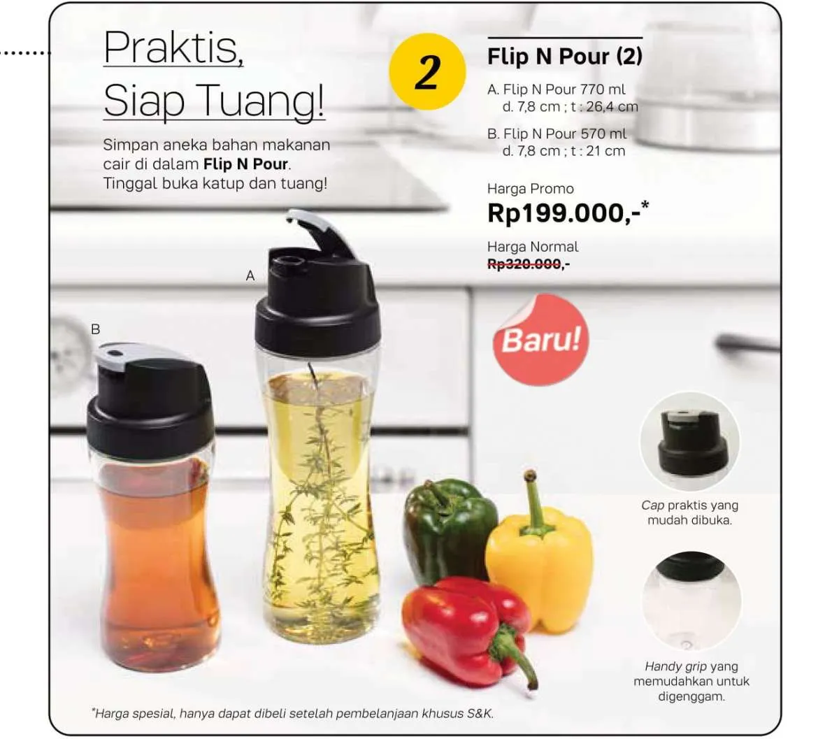 Promo Tupperware November 2020 botol minum, ada produk baru diskon 18%