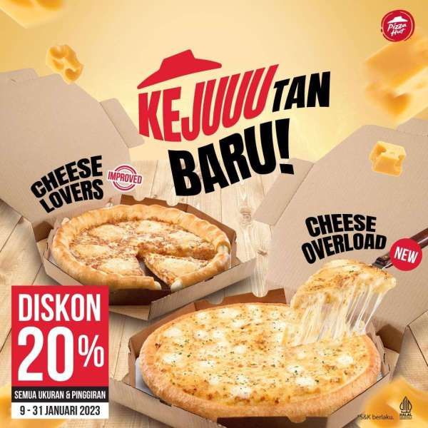 Promo Pizza Hut Terbaru Januari 2023, Diskon 20 untuk Paket Menarik