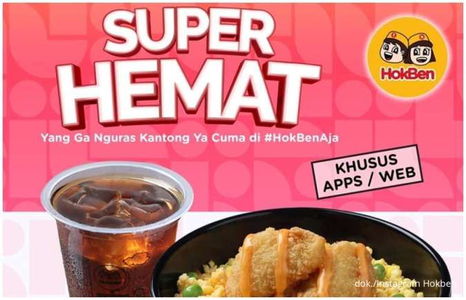 Promo Hokben Super Hemat 17-23 Februari 2025, Hoka Delight + Lemon Tea Cuma Rp 9.000