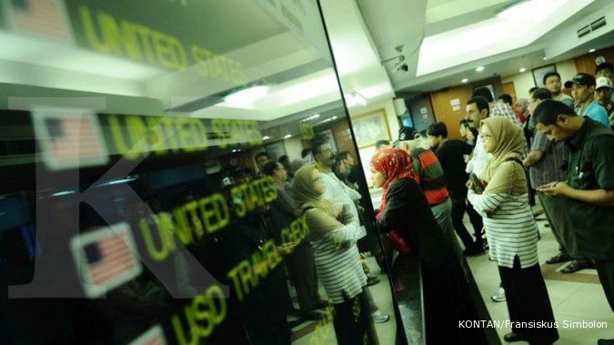 Rupiah di pasar NDF keok untuk pekan ke empat