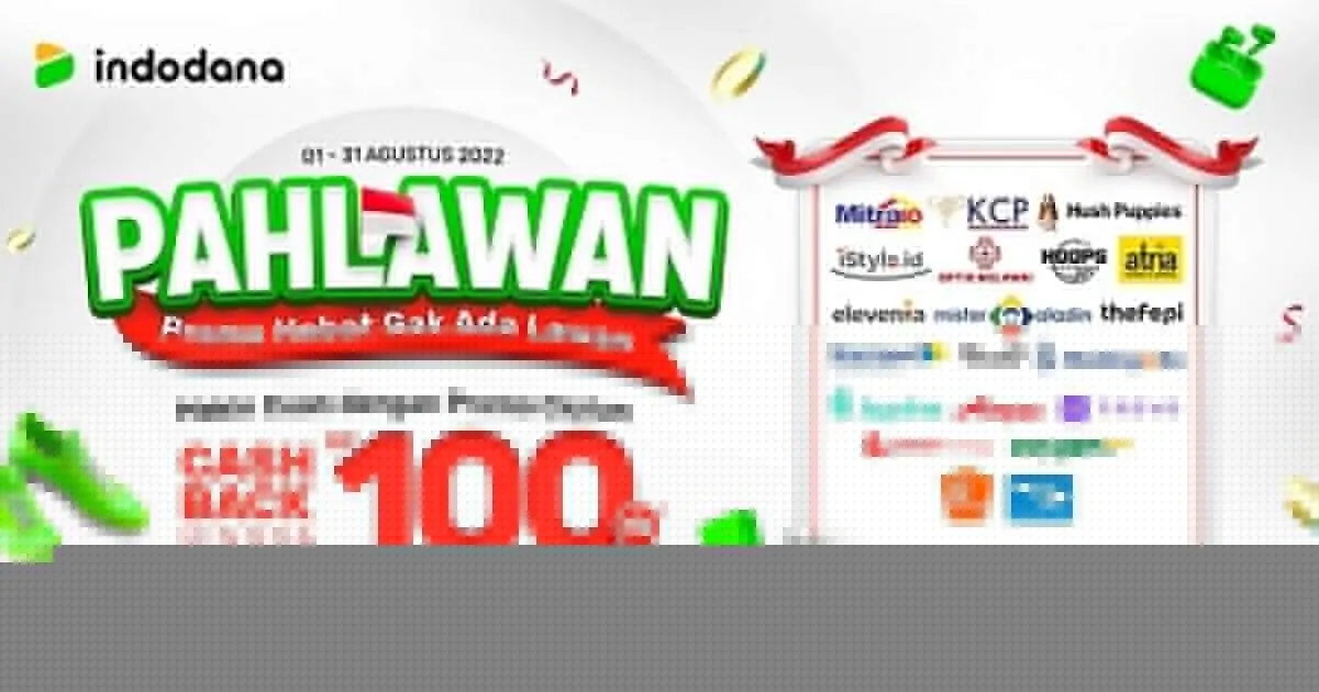 Semarak HUT ke-77 RI dengan Promo Indodana PayLater Spesial Pahlawan