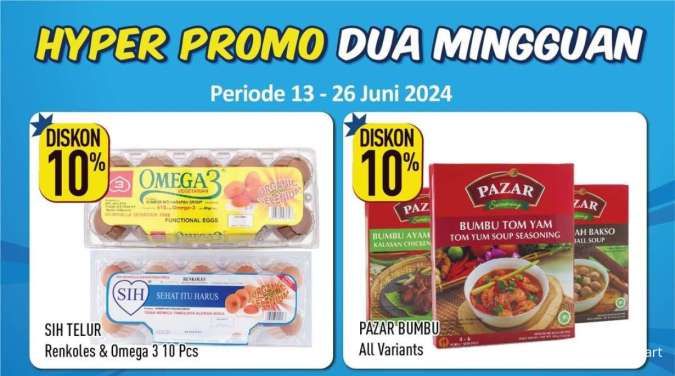 Katalog Promo Hypermart Dua Mingguan Periode 13-26 Juni 2023, Hemat Hanya 2 Minggu!