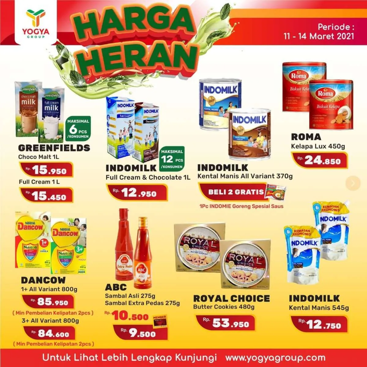 Terbaru! Promo JSM Yogya Supermarket Harga Heran, berlaku 13 Maret 2021