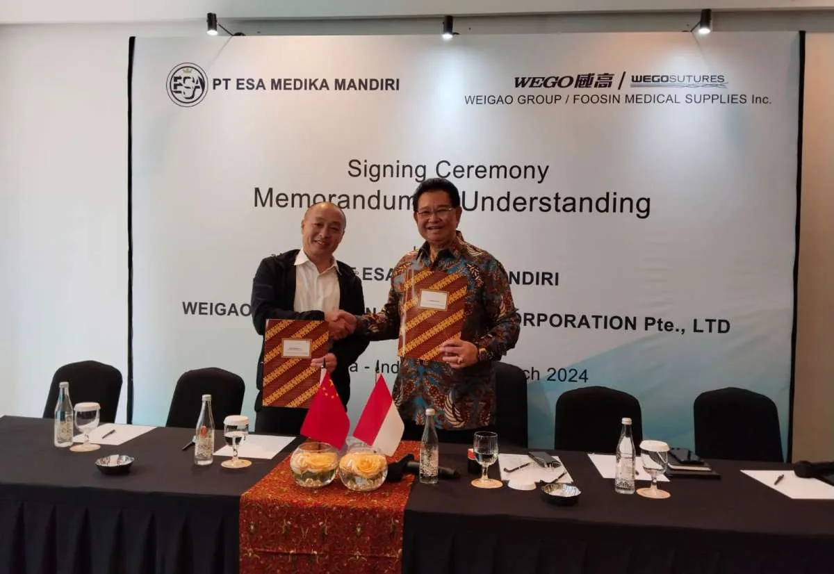 Bangun Pabrik Alat Kesehatan Senilai US$ 3 Juta, ESA Group Gaet Perusahaan China