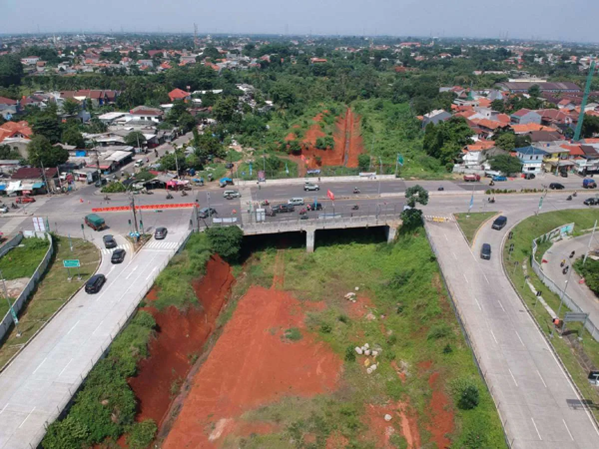 Pembangunan jalan tol Cijago seksi 3 Kukusan-Cinere akhirnya dimulai