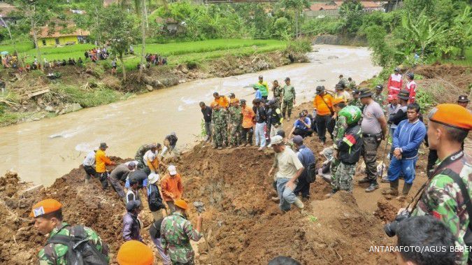 1.214 KK tersapu banjir di Kabupaten Bandung