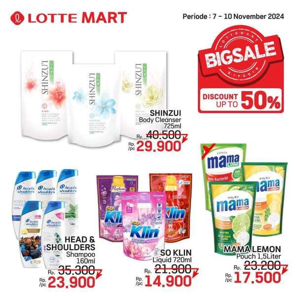 Promo Lotte Mart Weekend 7-10 November 2024