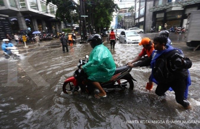 Sejumlah wilayah di Makassar tergenang banjir