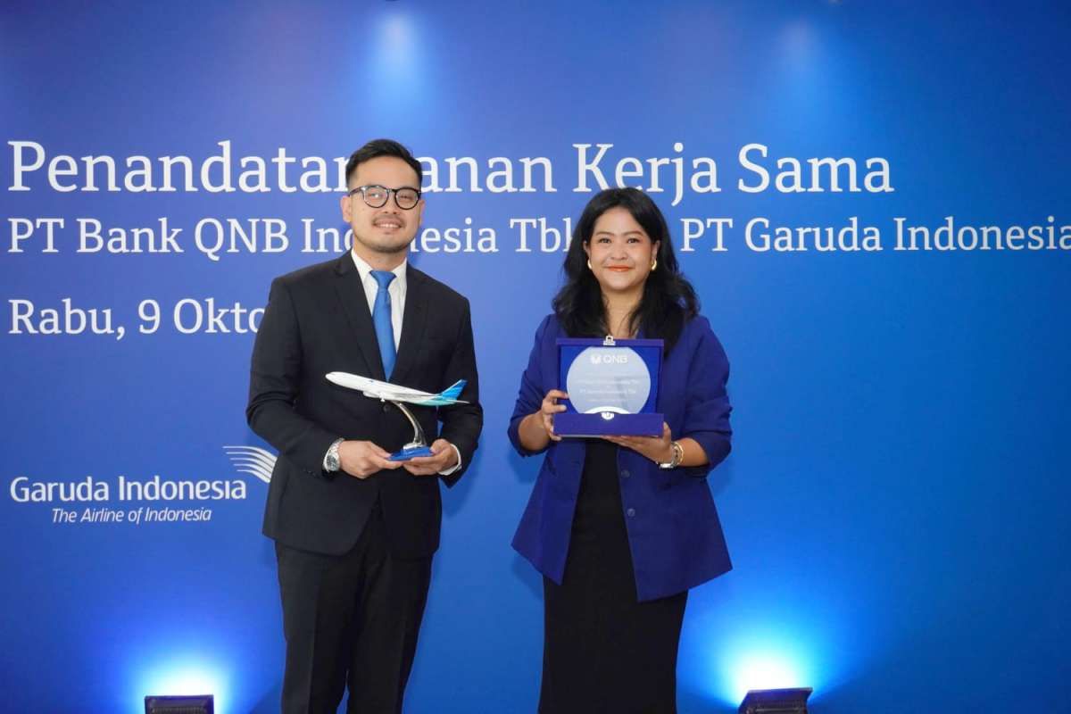 QNB Indonesia Gandeng Garuda Indonesia untuk Layanan Bisnis Wealth