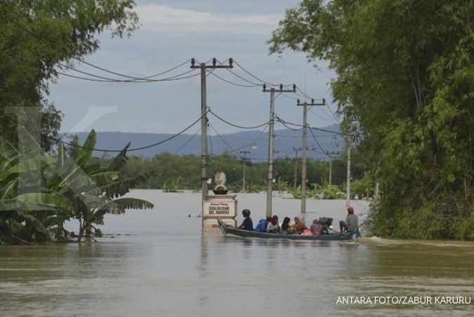 Banjir merendam 158 rumah di Jember