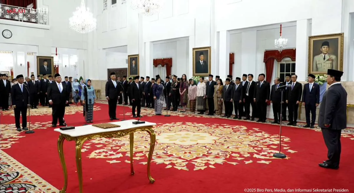 Reshuffle Kabinet, Presiden Prabowo Lantik Brian Yuliarto Jadi Mendikti Saintek