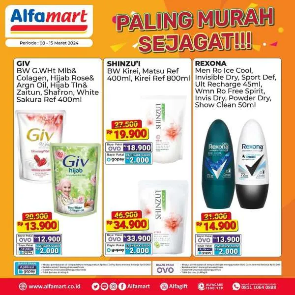 Promo Alfamart Paling Murah Sejagat Periode 8-15 Maret 2024