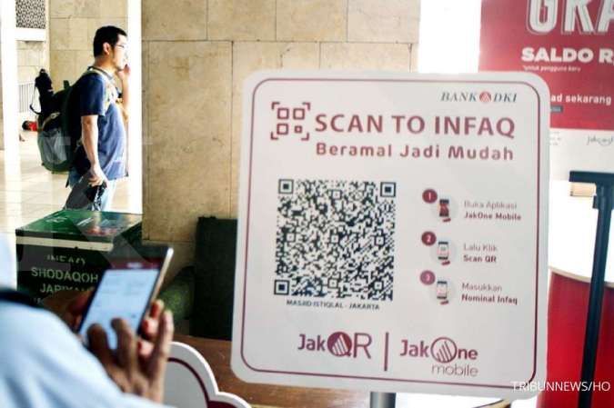 Permudah pembayaran zakat, Bank DKI sediakan fitur scan to pay JakOne Mobile