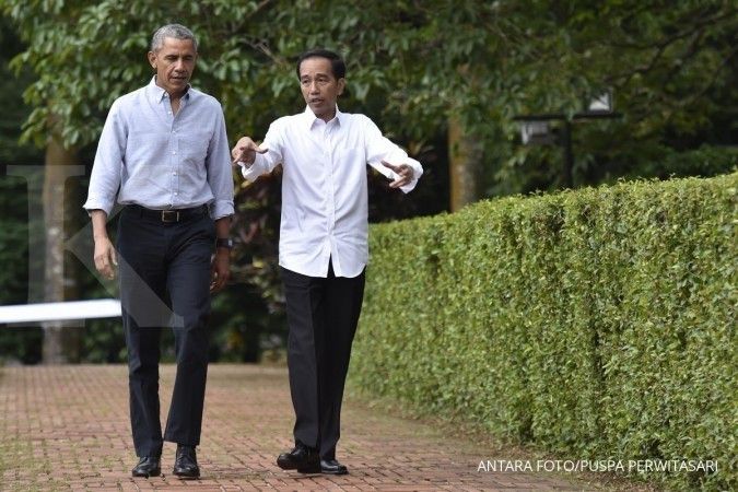 Tak jadi makan siang, Jokowi, Obama hanya ngobrol 