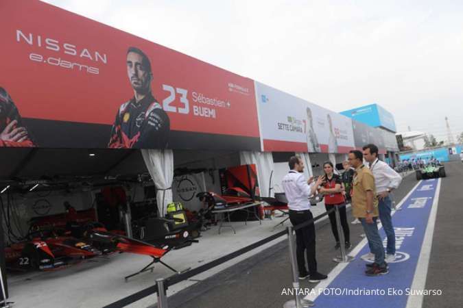 Tim Nissan E.Dams Gunakan Teknologi Nissan Leaf di Ajang Formula E Jakarta 2022