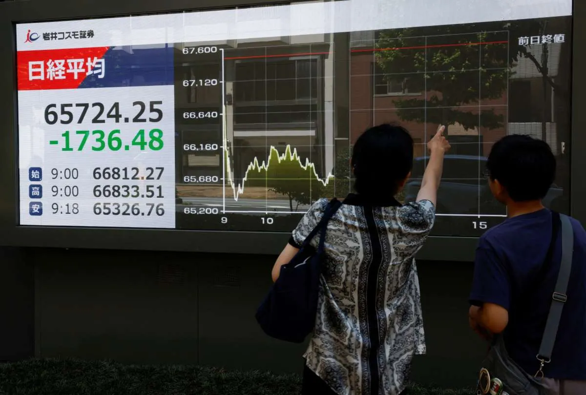 Bursa Asia Berguguran Rabu (2/9) Pagi, KOSPI Anjlok 3% dan Nikkei Turun 2,2%
