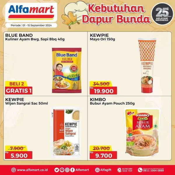 Promo Alfamart Kebutuhan Dapur Periode 1-15 September 2024