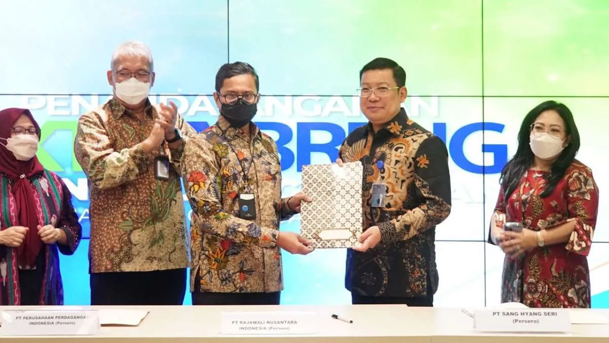 Sah! Kementerian BUMN Lakukan Penandatanganan Akta Inbreng Holding BUMN Pangan