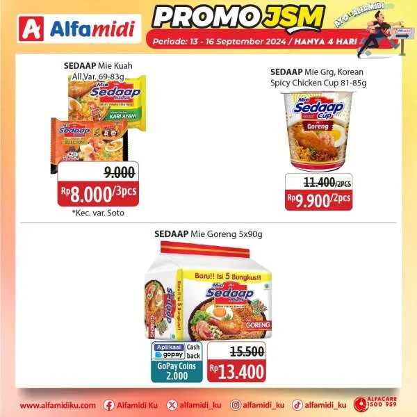 Promo JSM Alfamidi Periode 13-16 September 2024