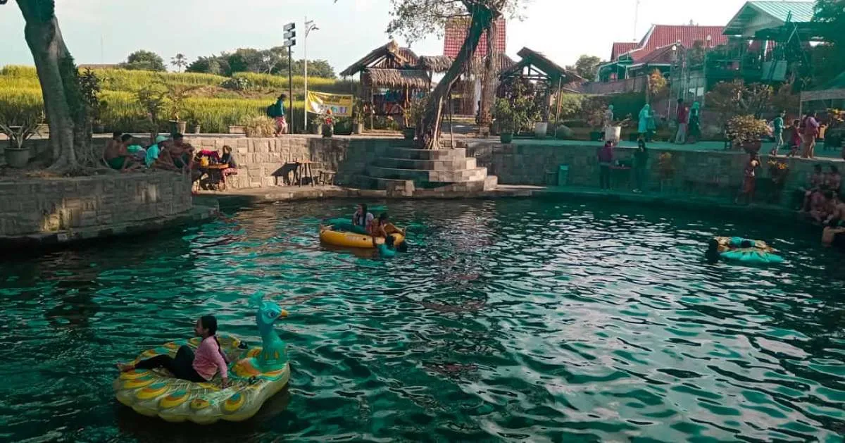 Umbul Besuki Klaten, perpaduan sumber air dan area hijau khas pedesaan