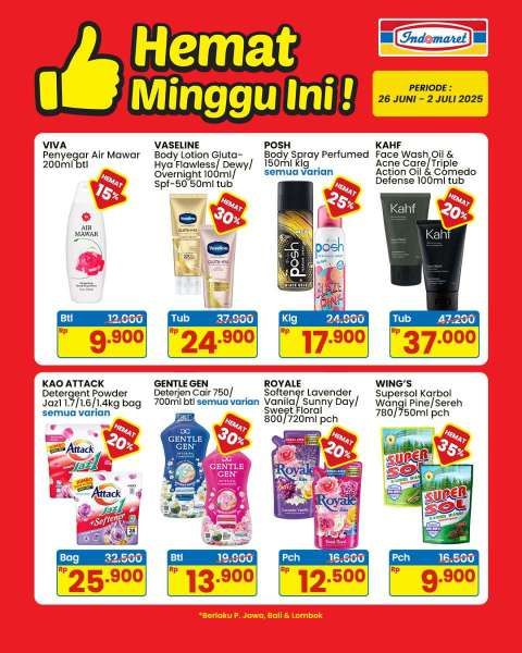 Promo Indomaret 26 Juni-2 Juli 2025 Hemat Minggu Ini
