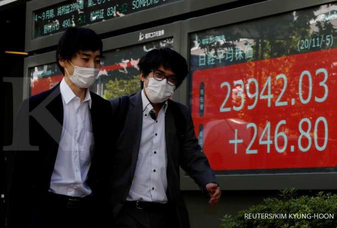 Bursa Asia buka menguat pada Selasa (24/11), terkerek Wall Street dan vaksin Covid-19