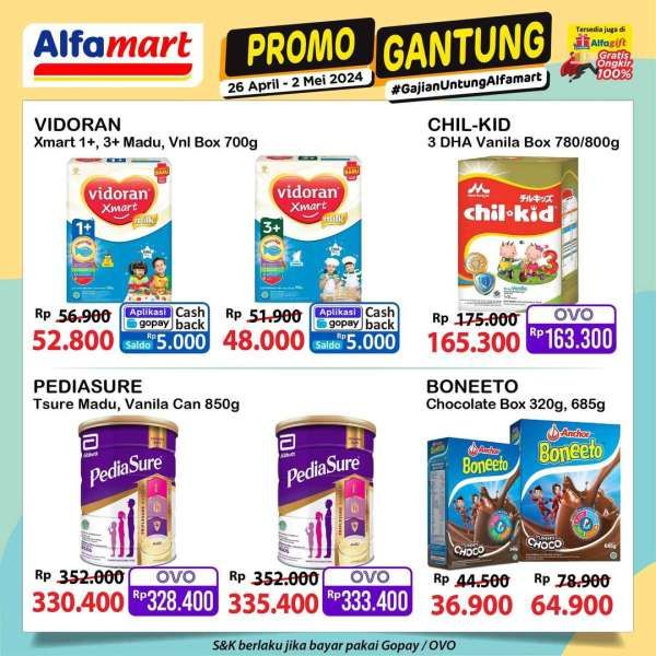 Promo Alfamart Gantung Terbaru 26 April-2 Mei 2024