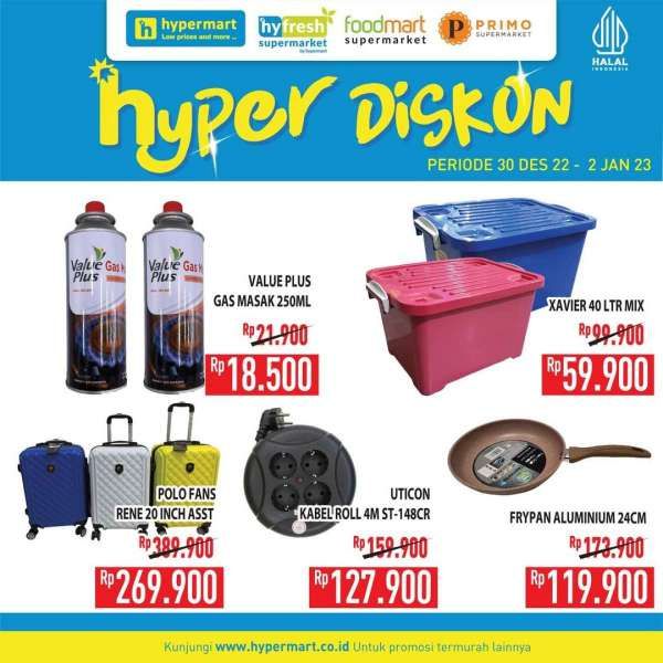 Harga Promo JSM Hypermart Hyper Diskon Weekend 30 Desember 2022-2 Januari 2023