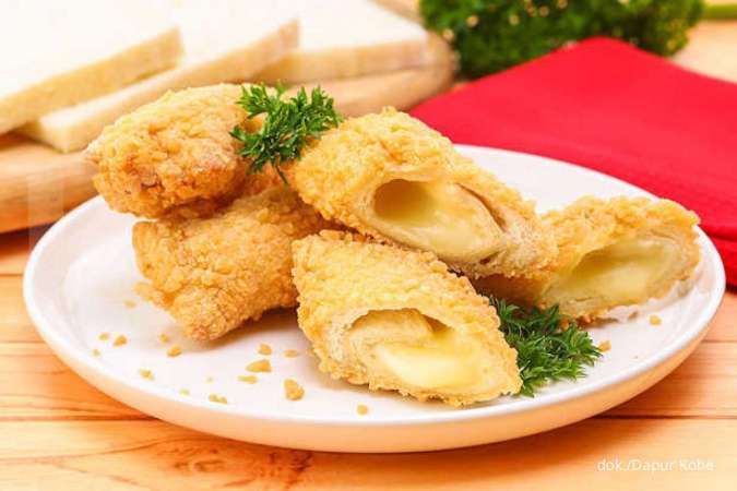 Tidak Perlu Beli Roti Lagi, Coba Resep Roti Goreng Isi Mozzarella yang Super Meleleh