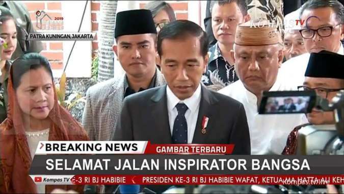 Jokowi: Dari visi Habibie, Indonesia berdiri sejajar dengan negara besar di dunia