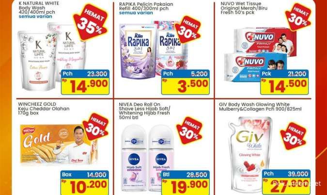 Promo Indomaret Harga Spesial Periode 7-20 Oktober 2025, Keju-Sabun Cair Diskon 30%