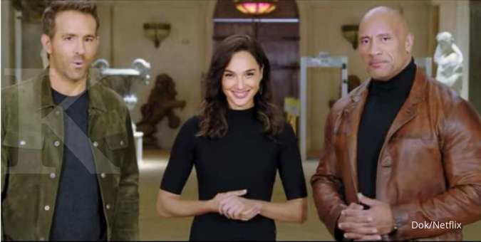 Ini jadwal tayang film Red Notice dibintangi Dwayne Johnson & Gal Gadot di Netfilx