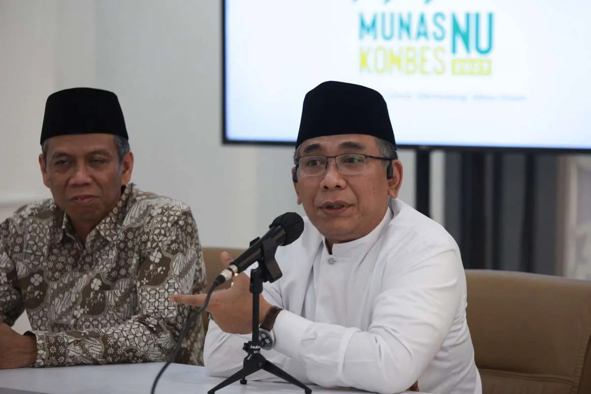 Duet Anies-Cak Imin, Gus Yahya: Kalau Ada Klaim Kiai PBNU Merestui, Itu Tidak Benar 