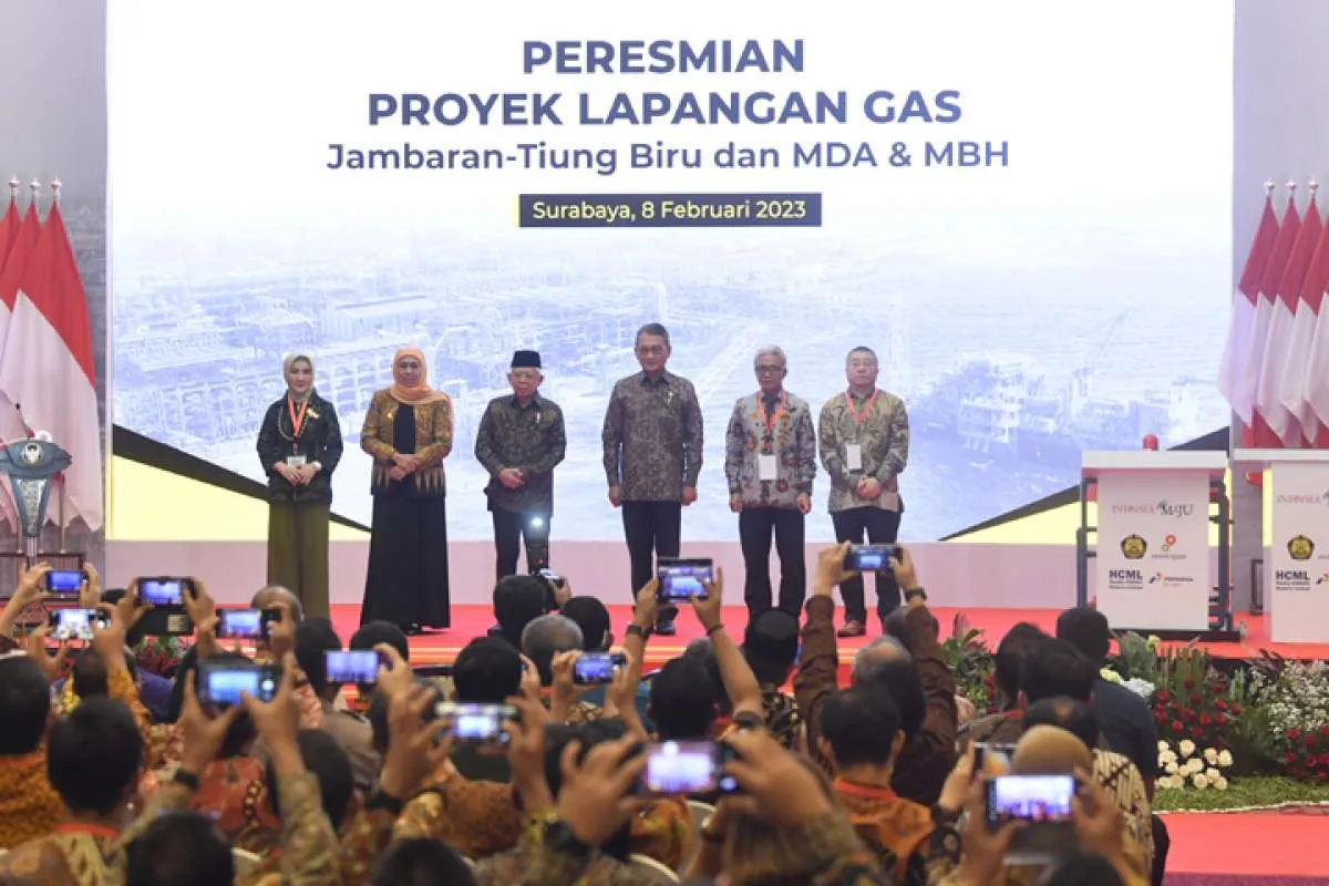 Wapres Berharap PSN Lapangan Gas MDA dan MBH Tingkakan Pasokan Gas Dalam Negeri