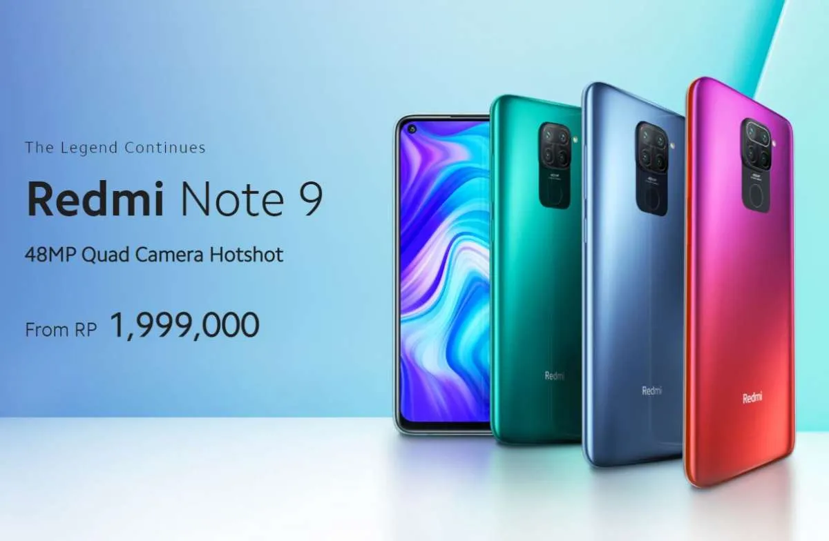 Sekarang mulai dari Rp 1 jutaan, berikut daftar harga HP Xiaomi Redmi Note 9