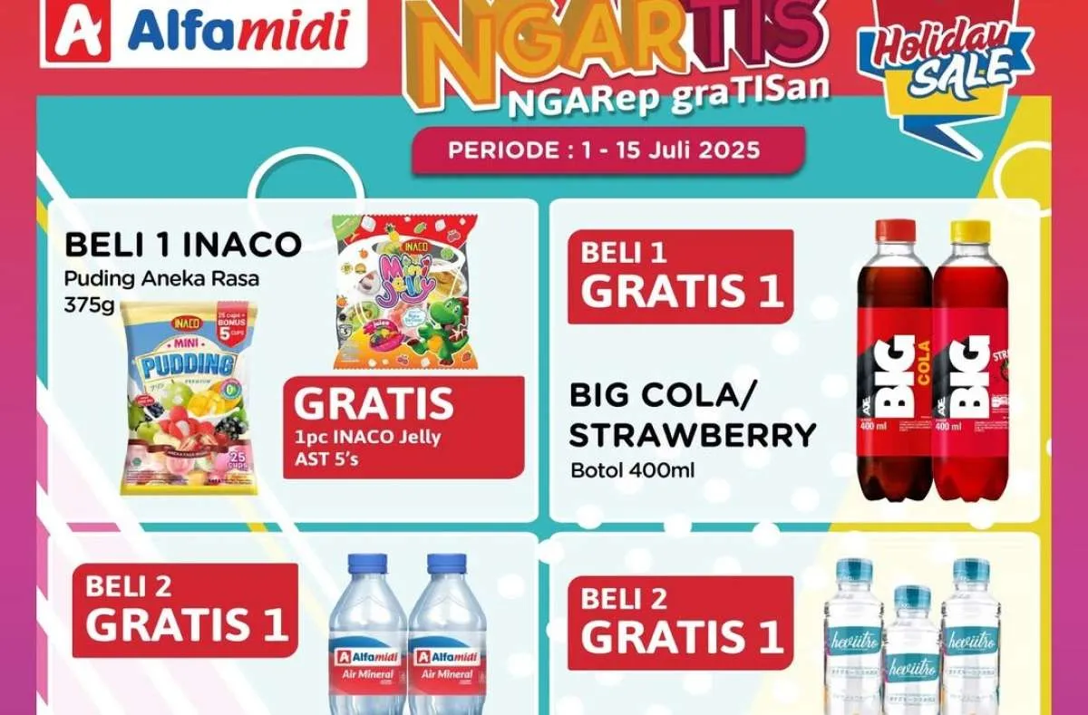Promo Alfamidi Ngartis 1-15 Juli 2025, Beli 1 Gratis 1 Big Cola-Emeron Body Lotion