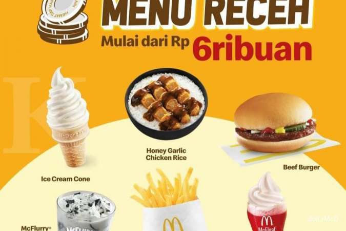 Promo McD Maret 2022, dari Es Krim hingga Burger di Menu Receh Mulai Rp 6.000