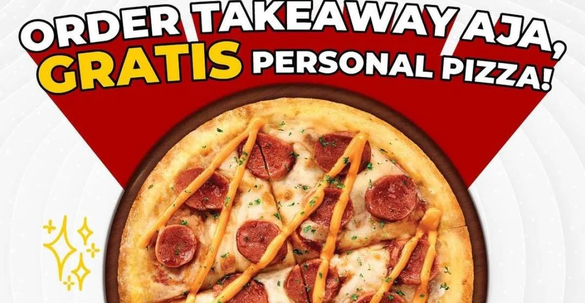 Promo Pizza Hut Delivery Beli Take Away Gratis Personal Pizza, Gunakan Kode Unik Ini