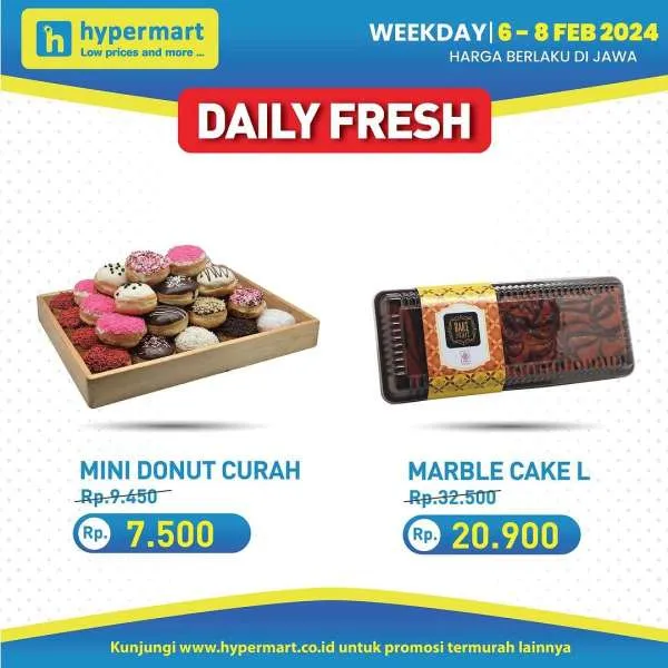 Promo Hypermart Hyper Diskon Weekday Periode 6-8 Februari 2024