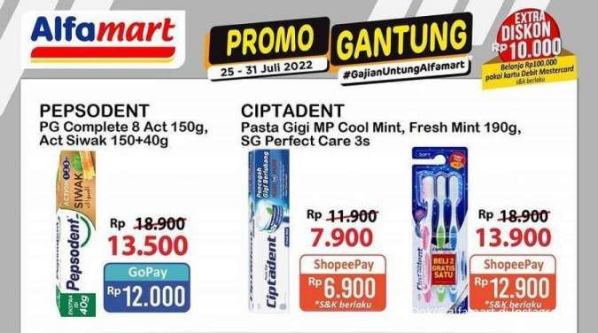 Katalog Promo Alfamart Gantung 25-31 Juli 2022, Belanja Hemat Memasuki Pekan Gajian