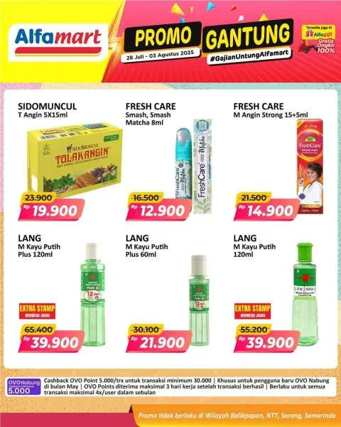 Promo Alfamart Gantung Periode 28 Juli-3 Agustus 2025